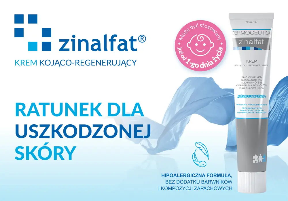 Zinalfat krem kojąco-regenerujący