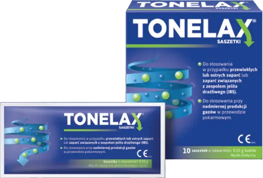 Tonelax - opakowanie i saszetka