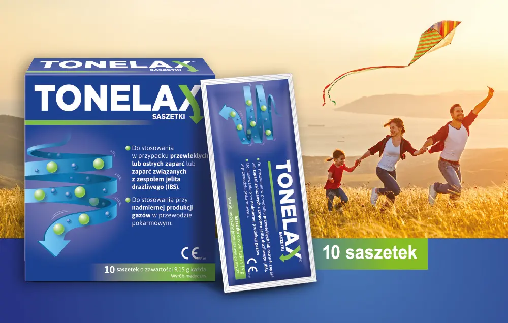 Tonelax saszetki - opakowanie produktu